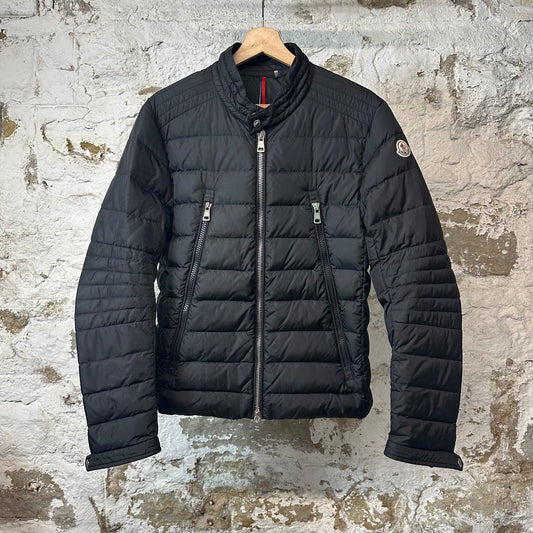 Moncler Amiot Giubbotto Light Puffer Jacket Black Sz S