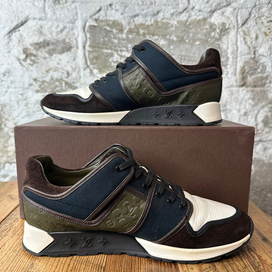 Louis Vuitton Upside Down Patchwork Monogram Sneaker Sz 10.5 (9LV)
