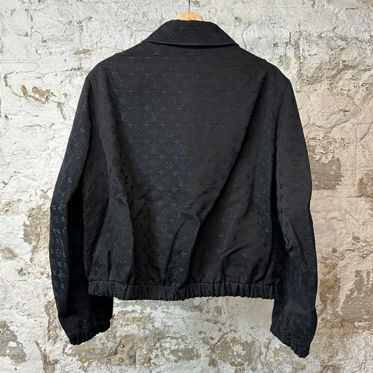 Louis Vuitton Black Monogram Reversible Chic Jacket Sz M (48)