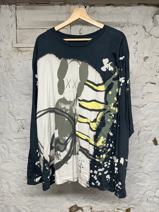 Travis Scott Fragment Kaws L/S T-Shirt Sz XL