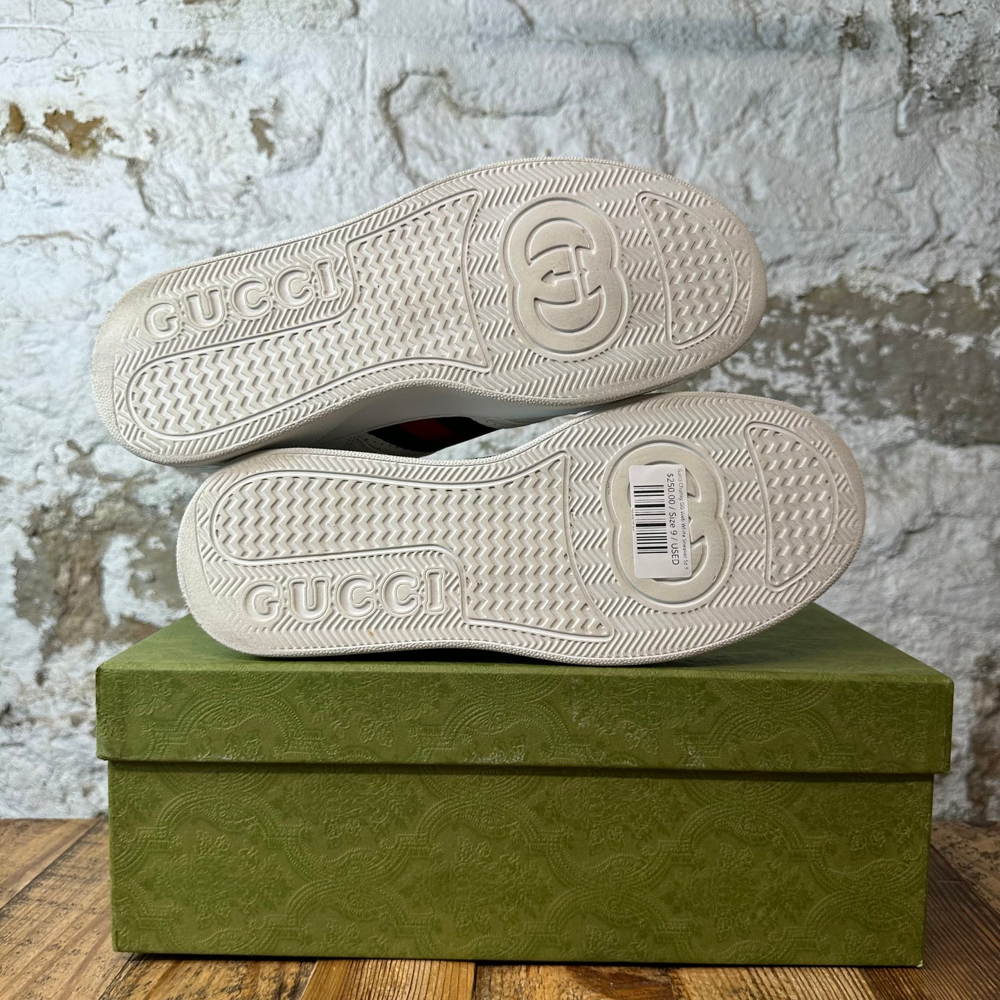 Gucci Chunky GG Web White Sneaker Sz 9