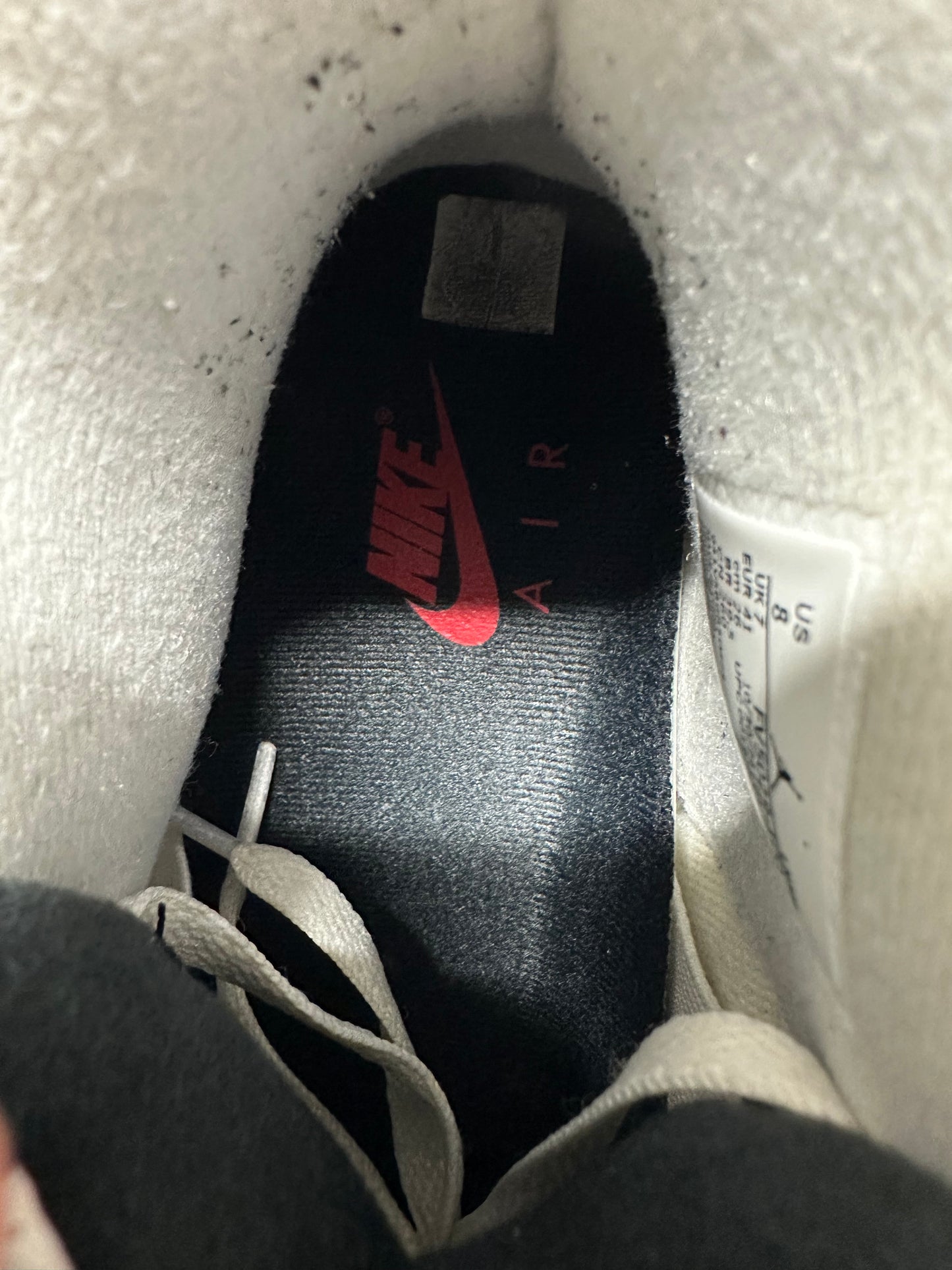 Air Jordan 4 White Cement Sz 8