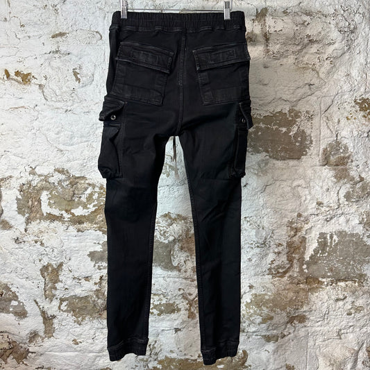 Rick Owens DRKSHDW Black Cargo Pants Sz S