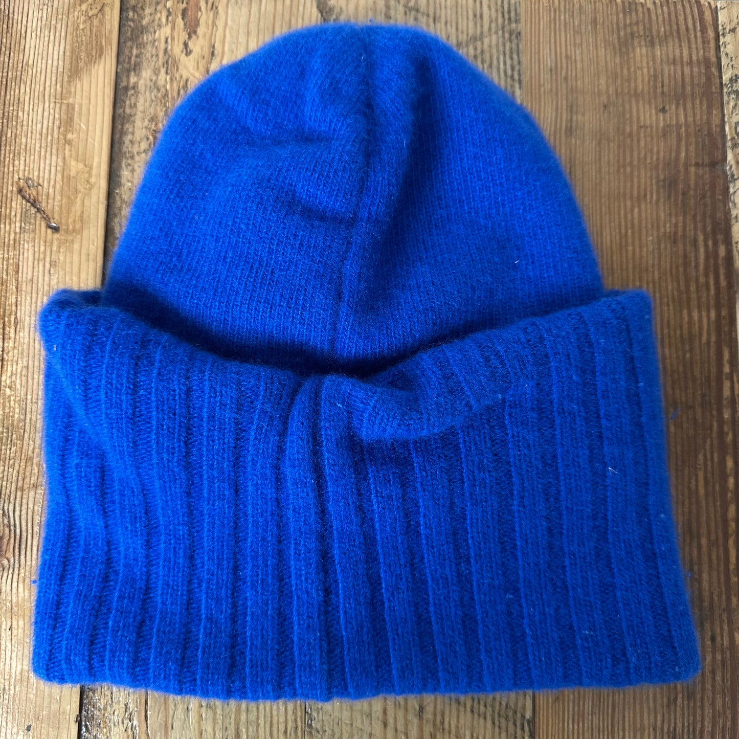 Moncler Big Logo Blue Beanie
