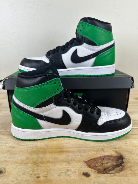 Air Jordan 1 High Lucky Green Sz 9.5