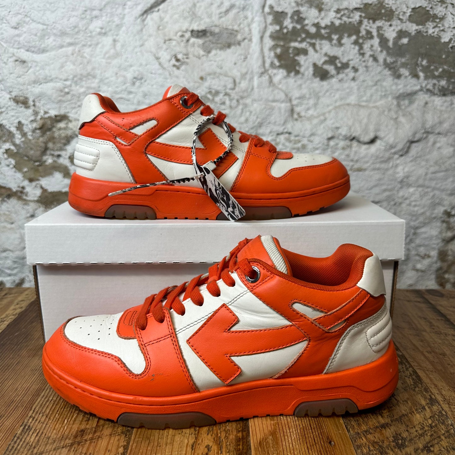 Off-White Out Of Office Orange White Sz 9 (42) No Box