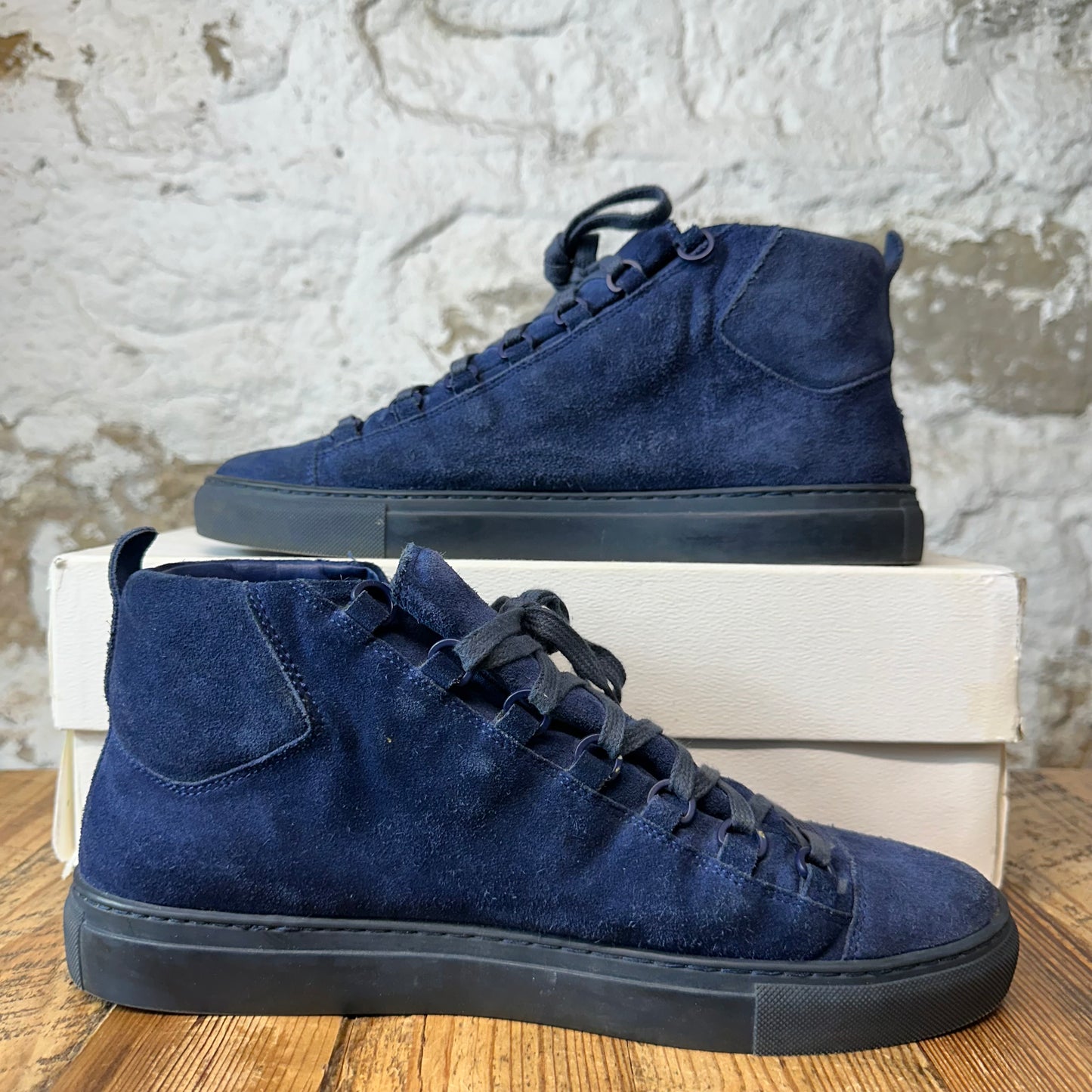 Balenciaga Arena Blue Suede Sneaker Sz 10 (43)