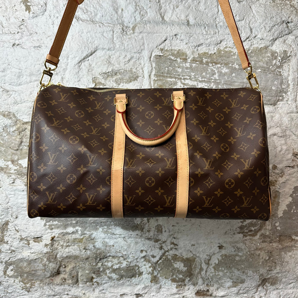 Louis Vuitton Monogram Canvas Keepall Bandouliere 50