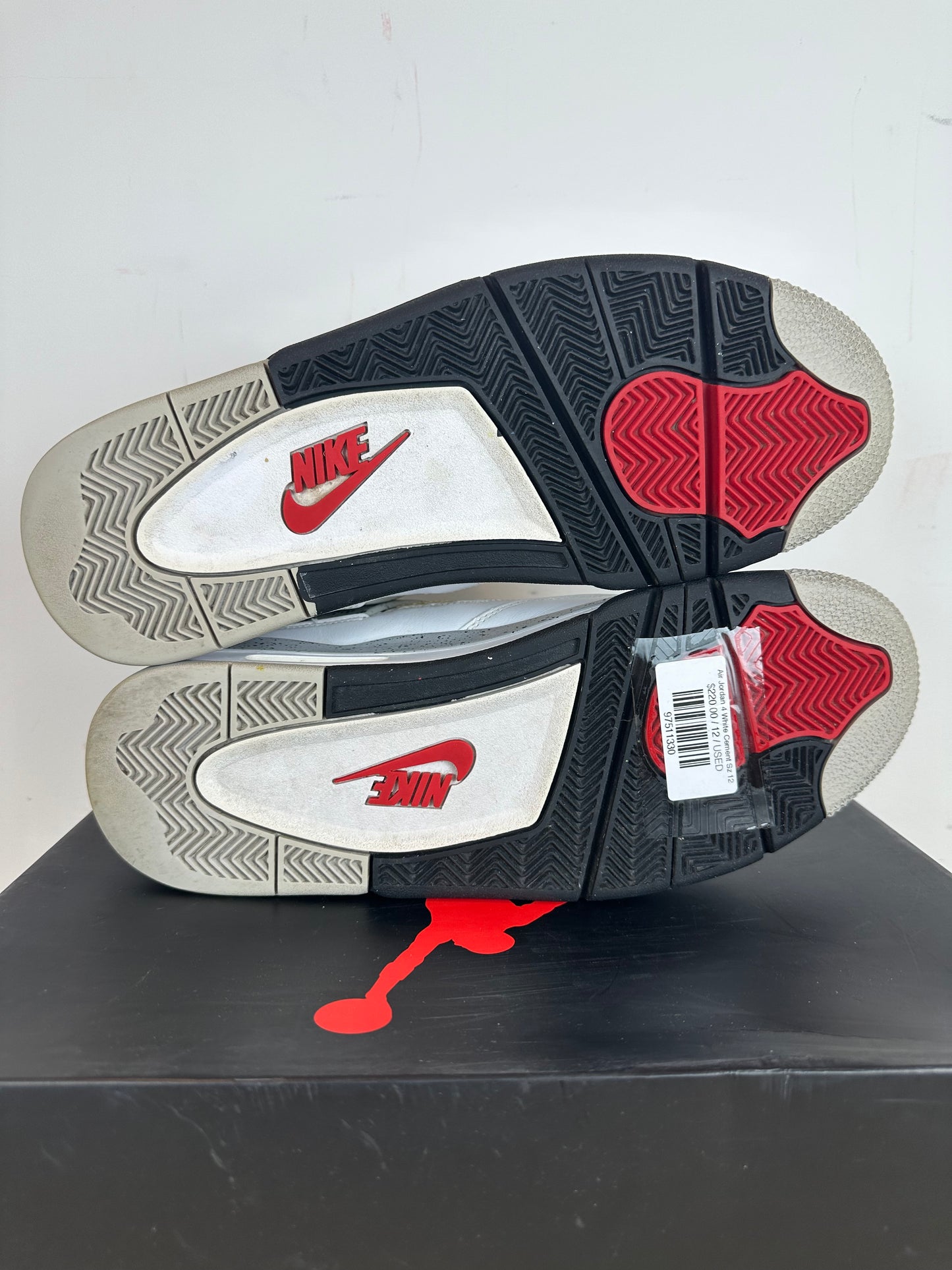 Air Jordan 4 White Cement Sz 12