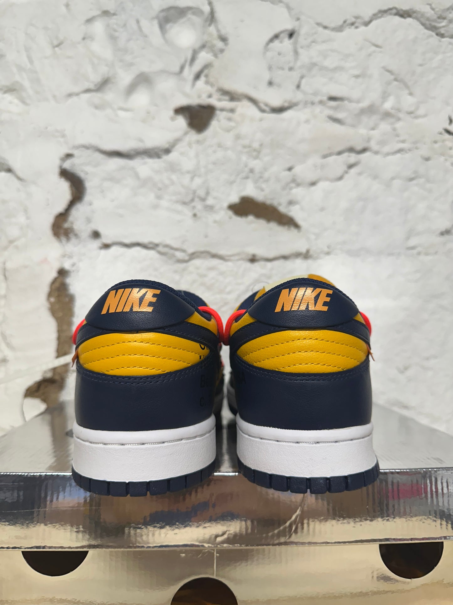 Nike Dunk Low Off-White University Gold Sz 9.5 DS