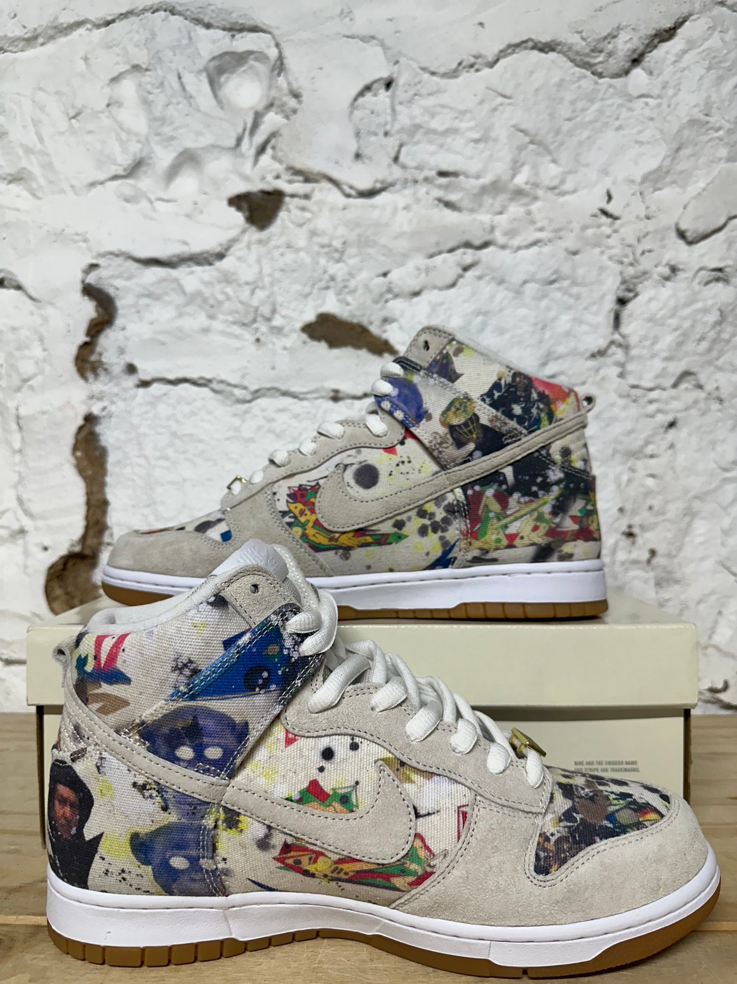 Nike SB Dunk High Supreme Rammellzee Sz 10.5 DS