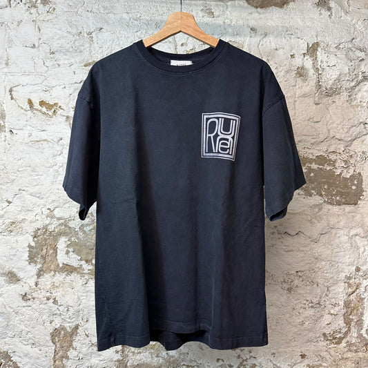 Rhude Box Spell T-shirt Black Sz S
