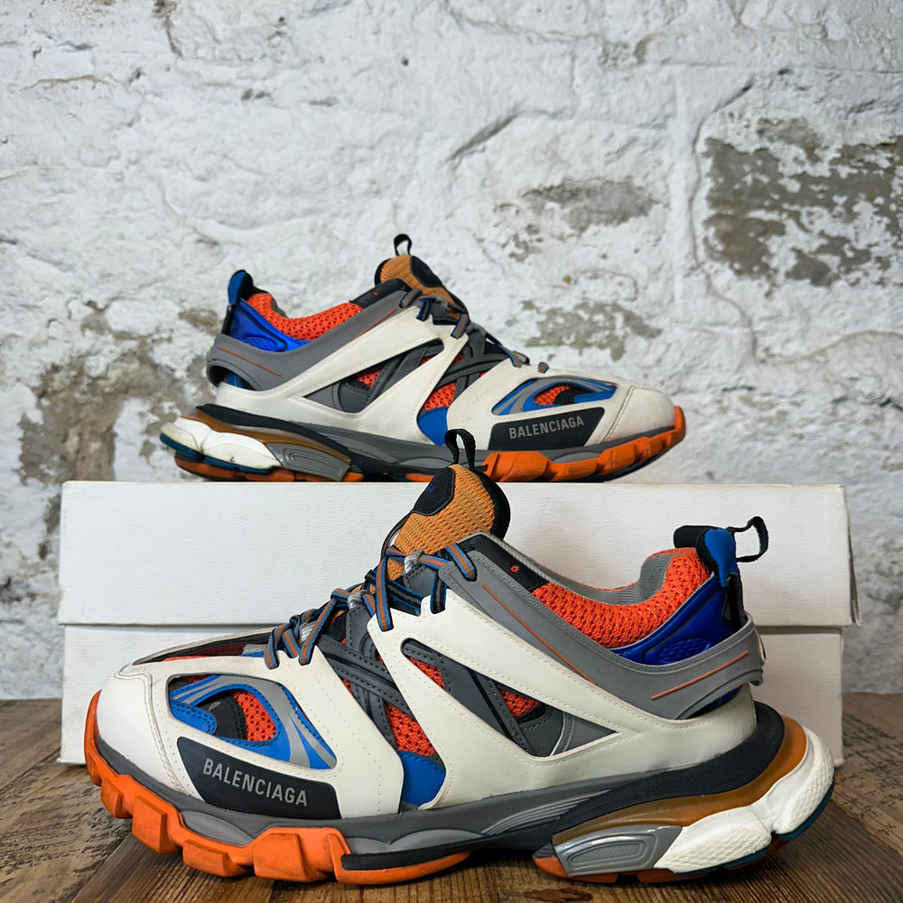 Balenciaga Track Runner Cream Grey Orange Sneaker Sz 11 (44)