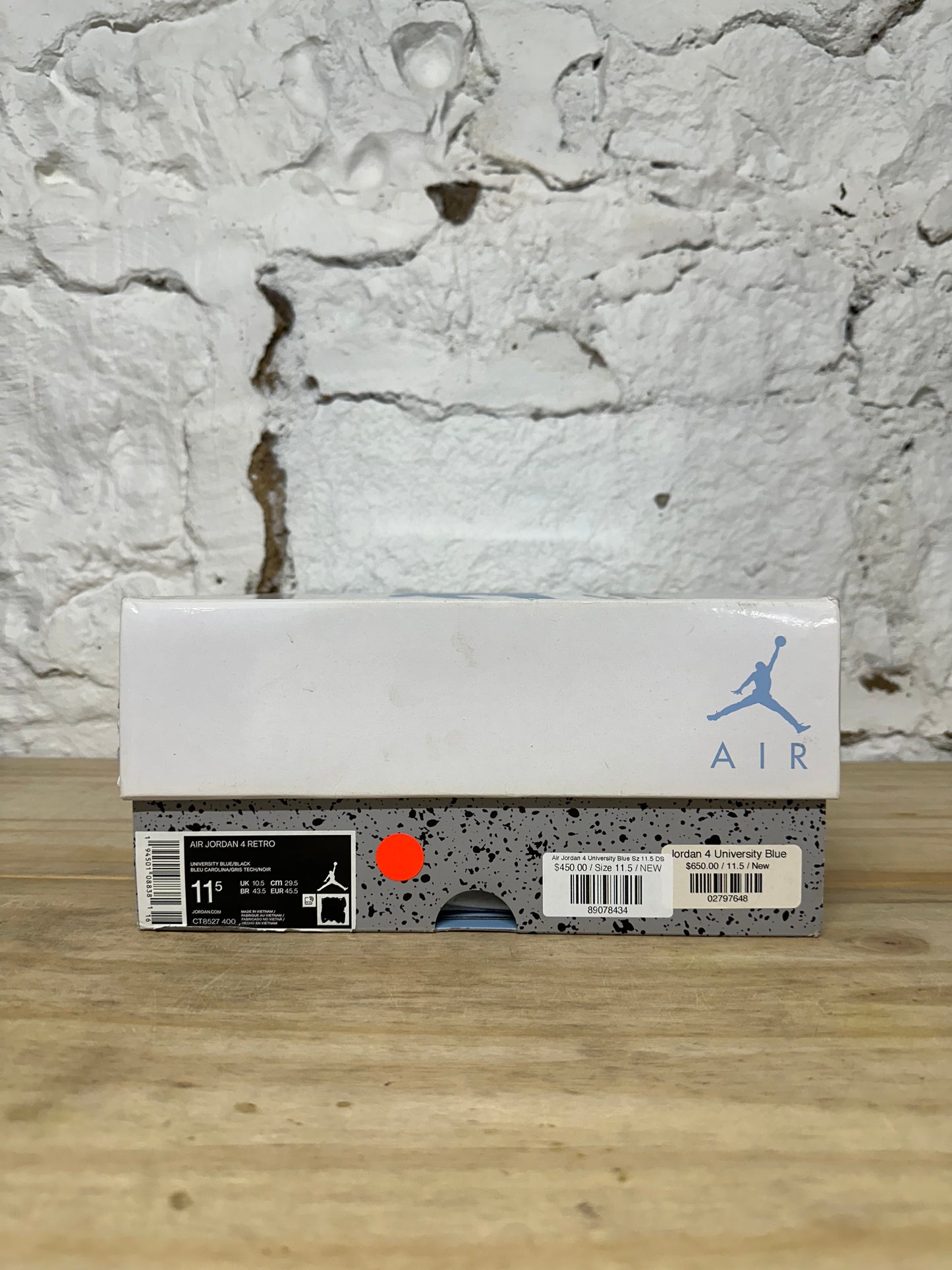 Air Jordan 4 University Blue Sz 11.5 DS