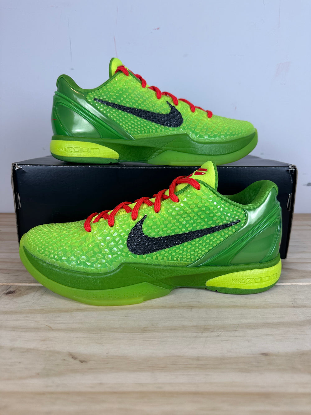 Nike Kobe 6 Protro Grinch Sz 8