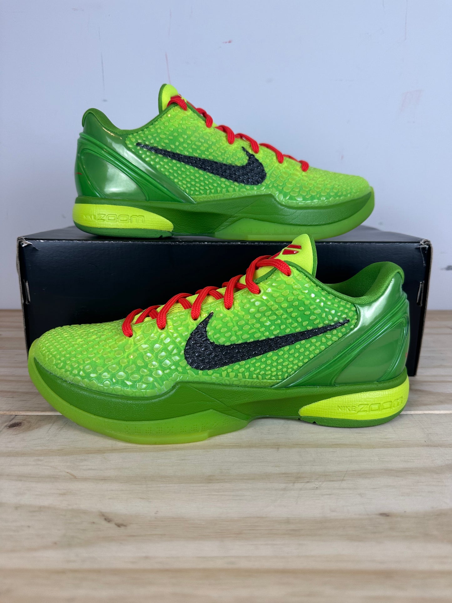 Nike Kobe 6 Protro Grinch Sz 8