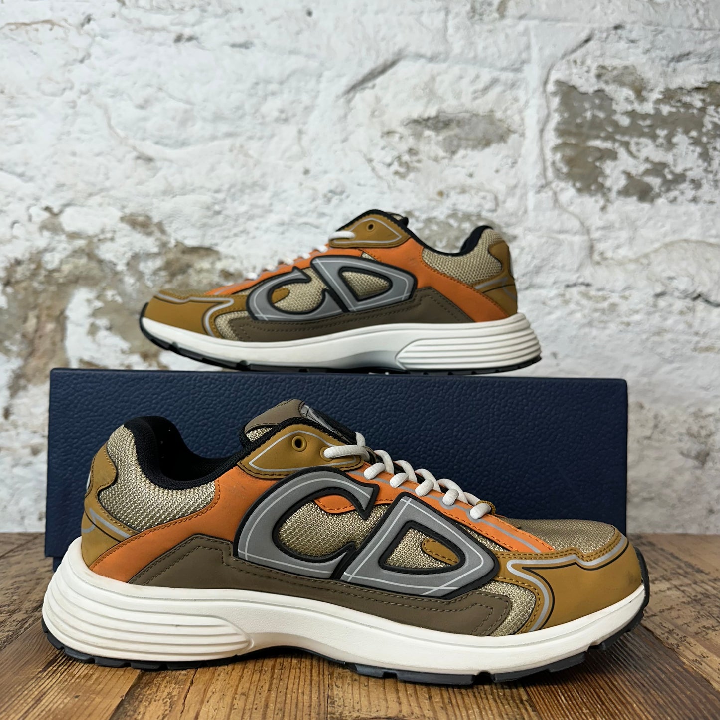 Dior B30 Brown Orange Grey Sneaker Sz 9 (42)