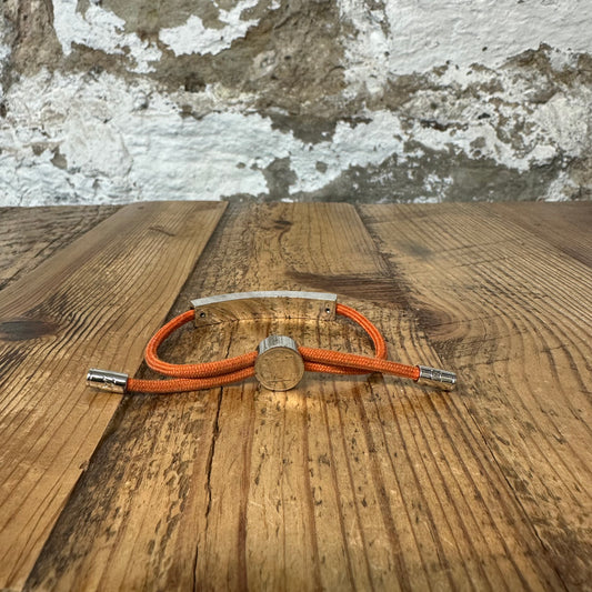 Louis Vuitton Orange Silver Adjustable Bracelet