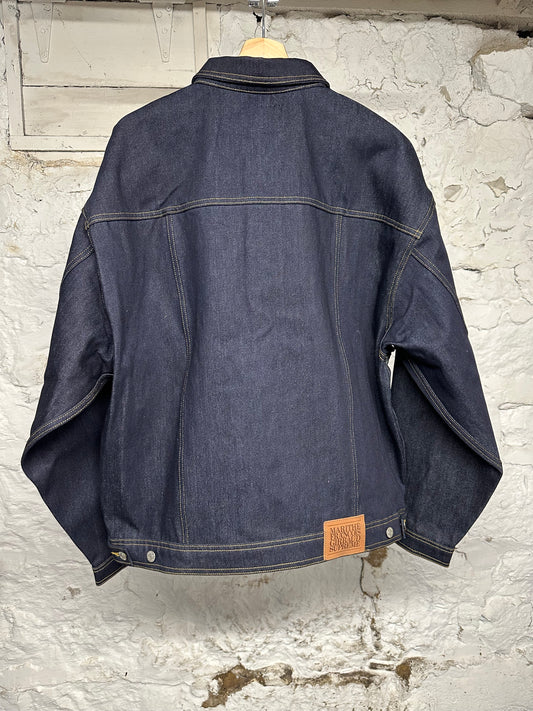 Supreme Marithe Girbaud X-Seam Denim Trucker Jacket Sz XL DS