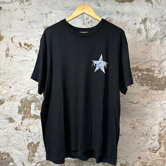 Amiri Paisley Star T-shirt Black Sz L