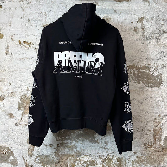 Amiri Preemo Records Hoodie Black Sz M