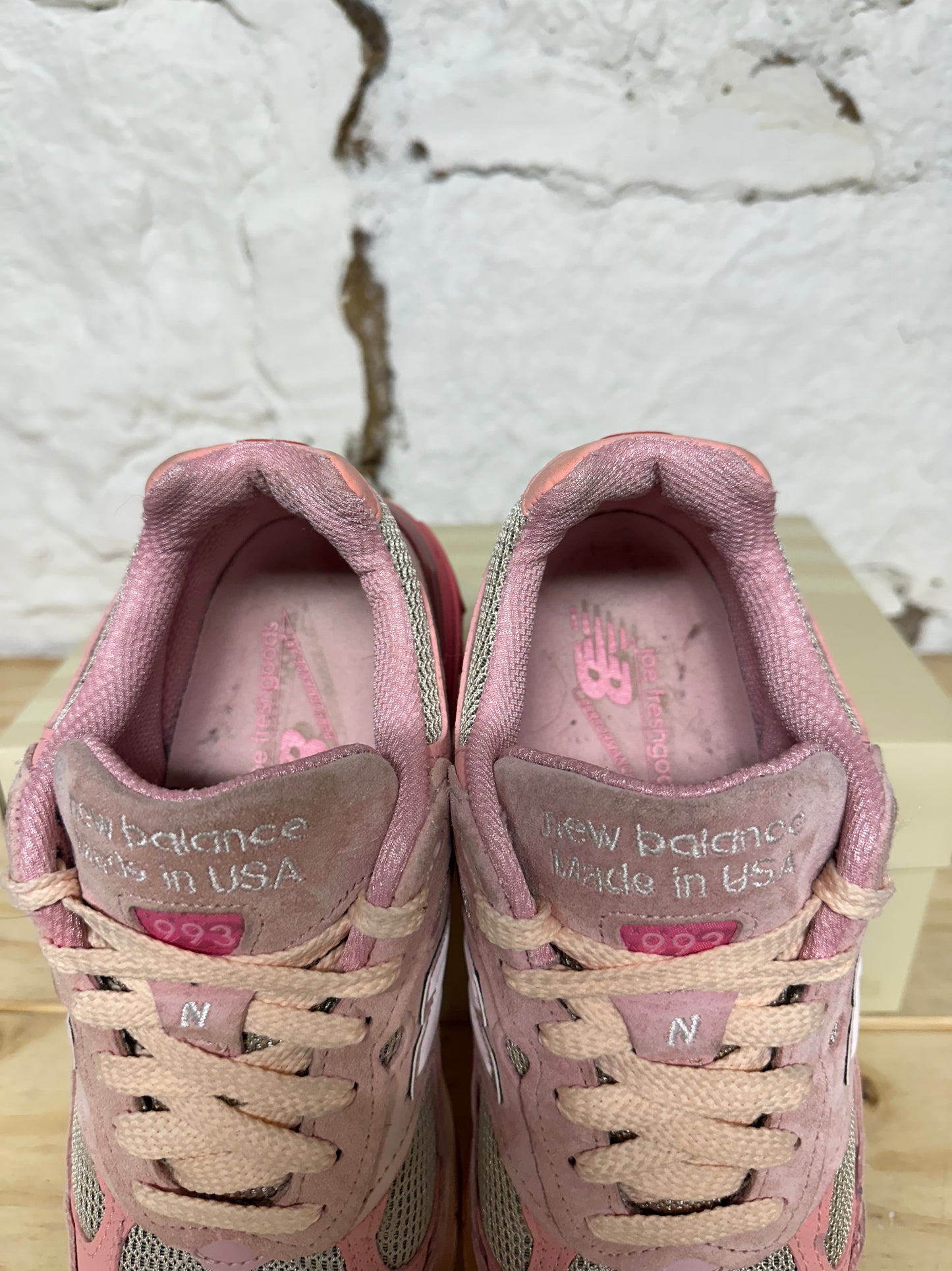 New Balance 993 JFG Powder Pink Sz 8