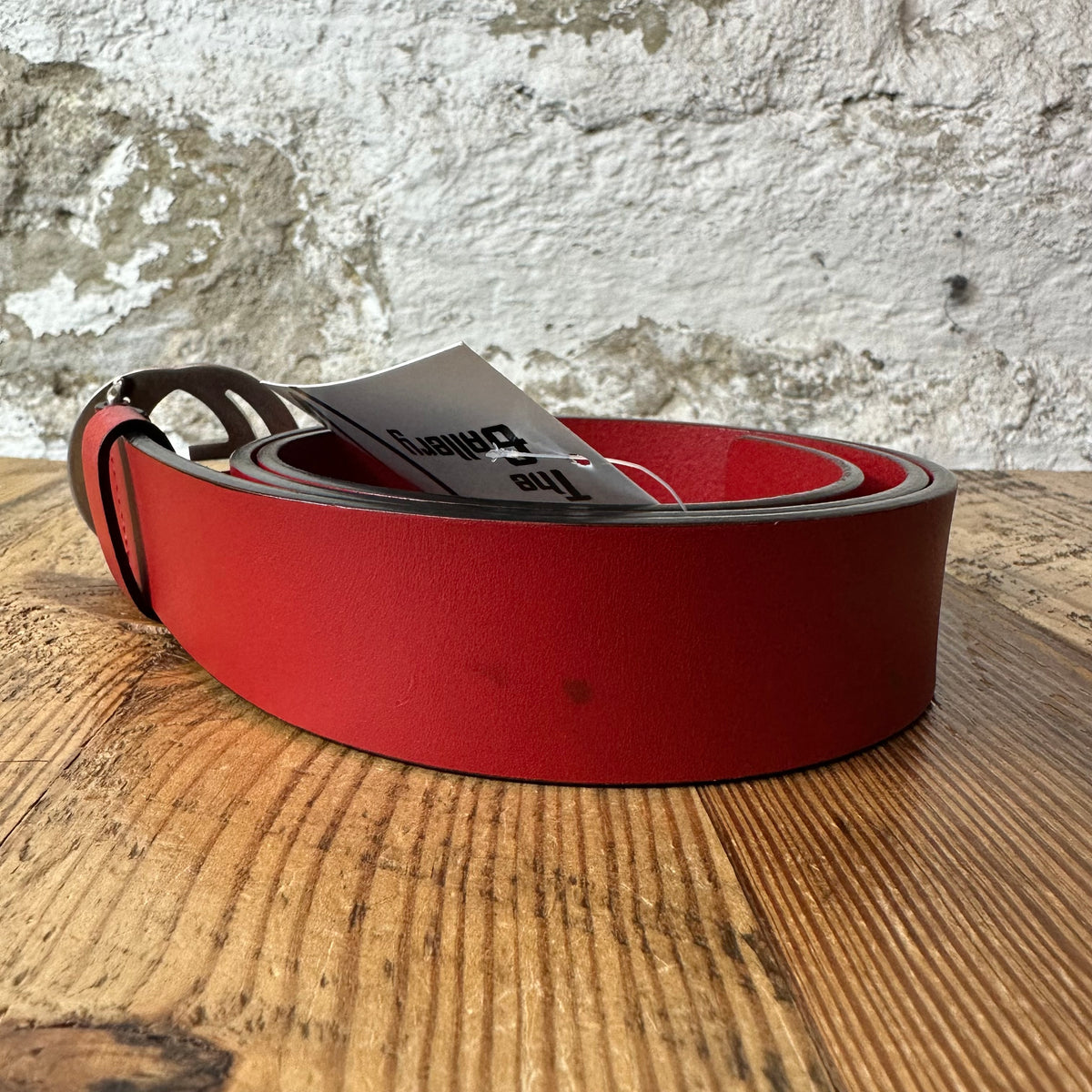 Gucci GG Red Leather Belt Sz (85/34)