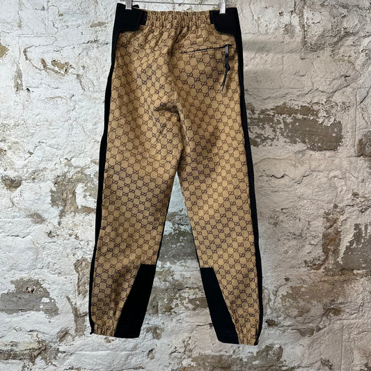 Gucci TNF Tan Monogram Track Pants Sz 34 (Womens)