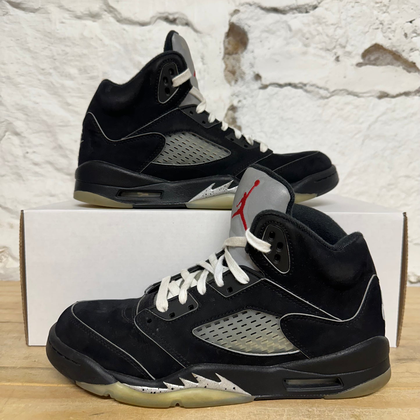 Air Jordan 5 Black Metallic Sz 6.5Y