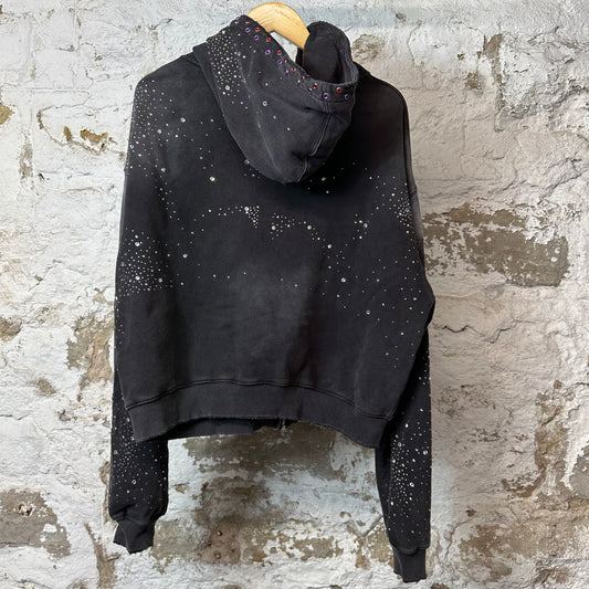 Vale Classico Zip Up Hoodie Black Sz M