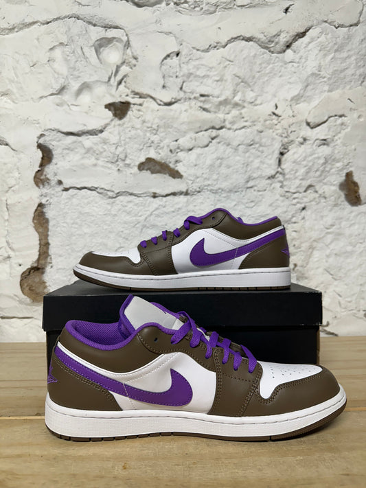 Air Jordan 1 Low Purple Mocha Sz 11