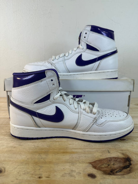 Air Jordan 1 High Court Purple Sz 9.5 (11W)