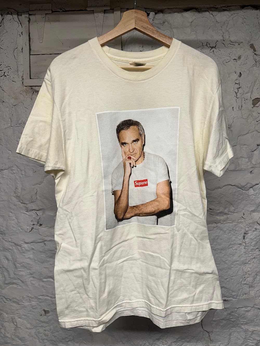 Supreme Morrissey White T-Shirt Sz L
