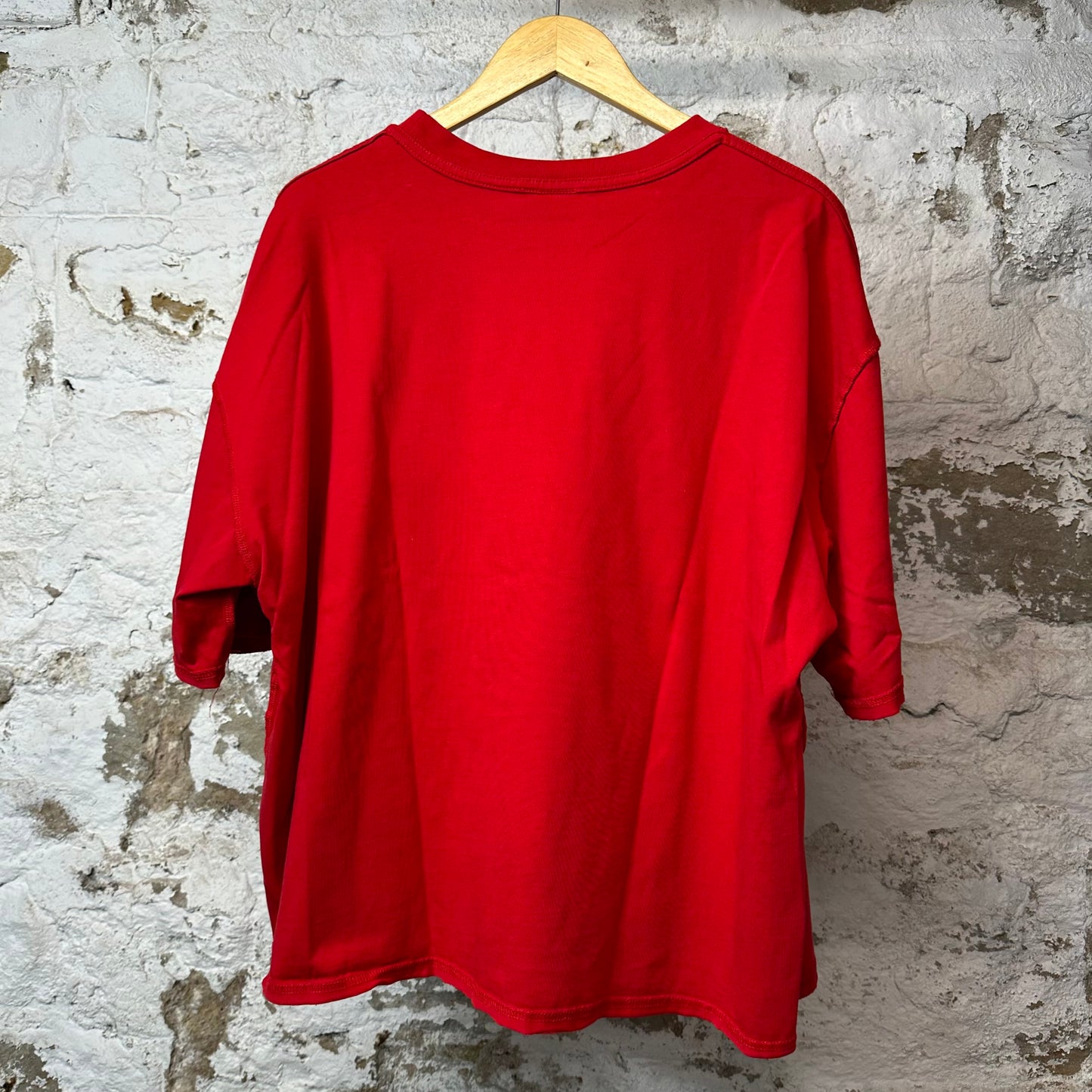 Saint Vanity White Griffin T-shirt Red Sz XXL