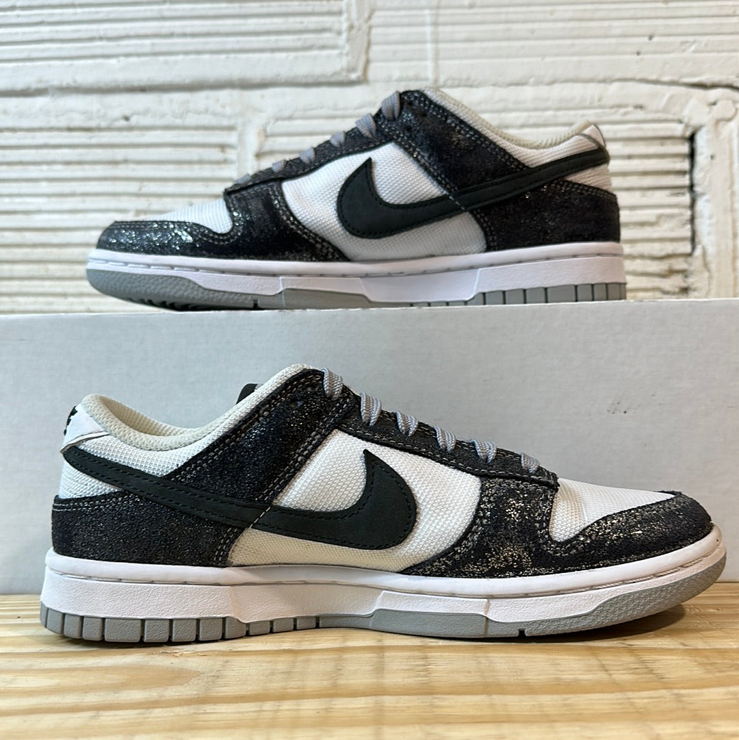Nike Dunk Low Golden Gals Metallic Silver Sz 5.5(7W)