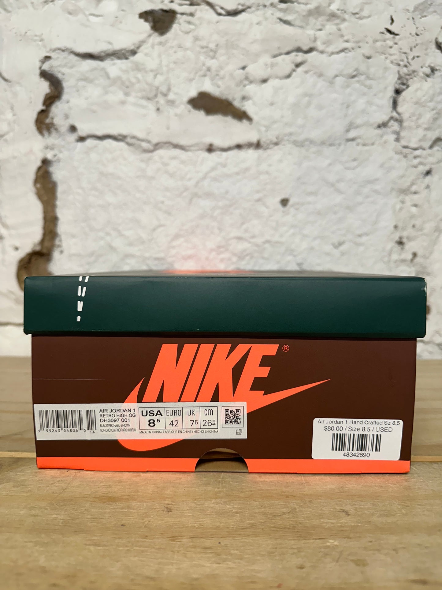 Air Jordan 1 High Hand Crafted Sz 8.5