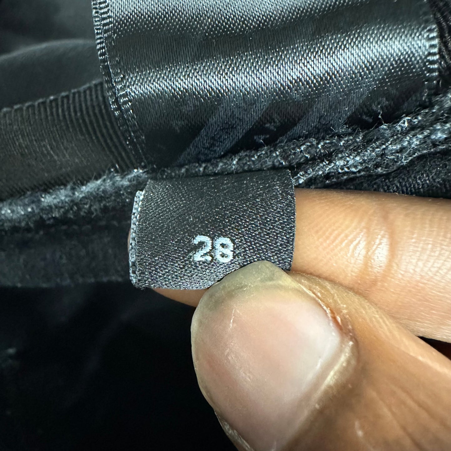 Amiri Leaf Spell Black Denim Jeans Sz 28