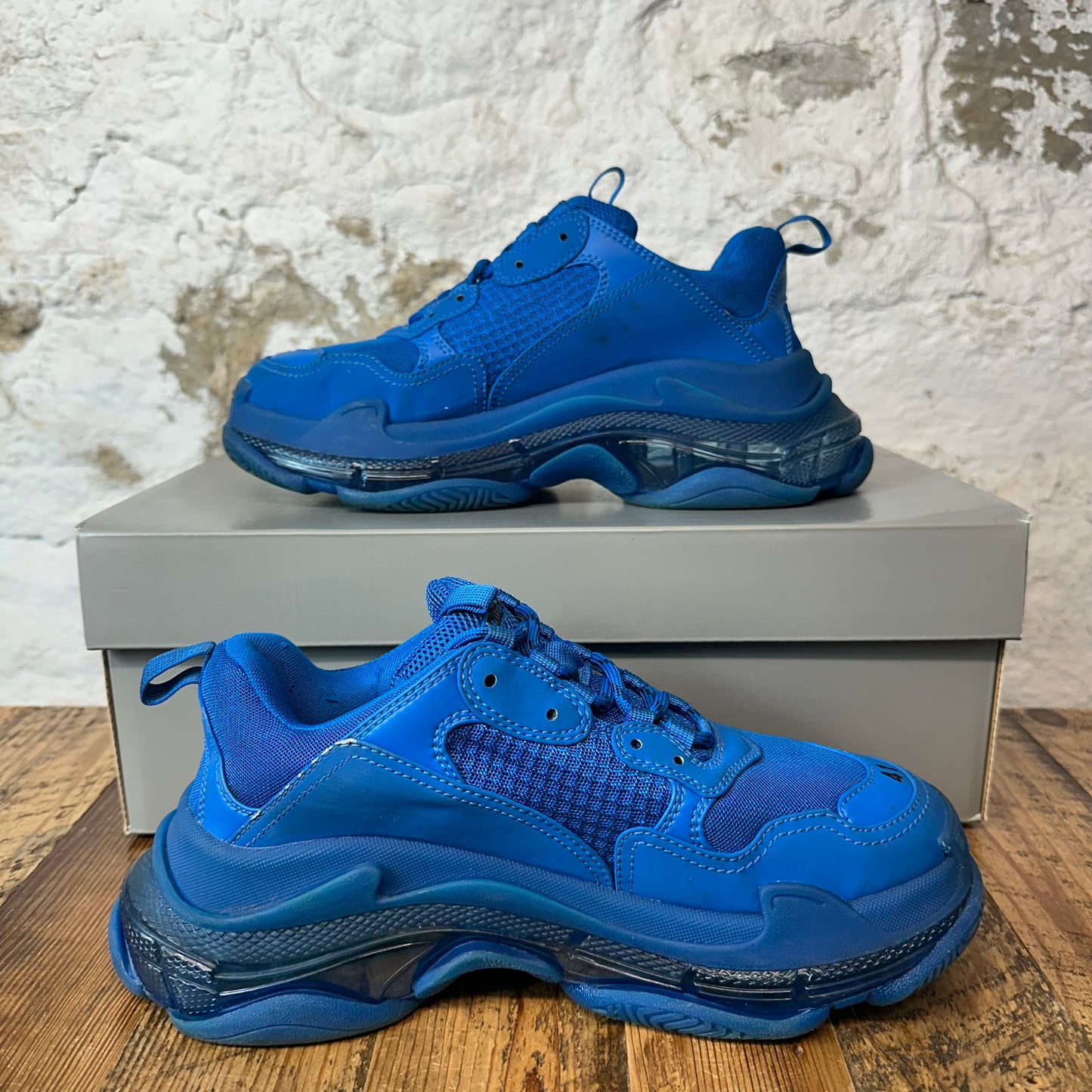 Balenciaga Triple S Dark Blue Sz 8 (41)
