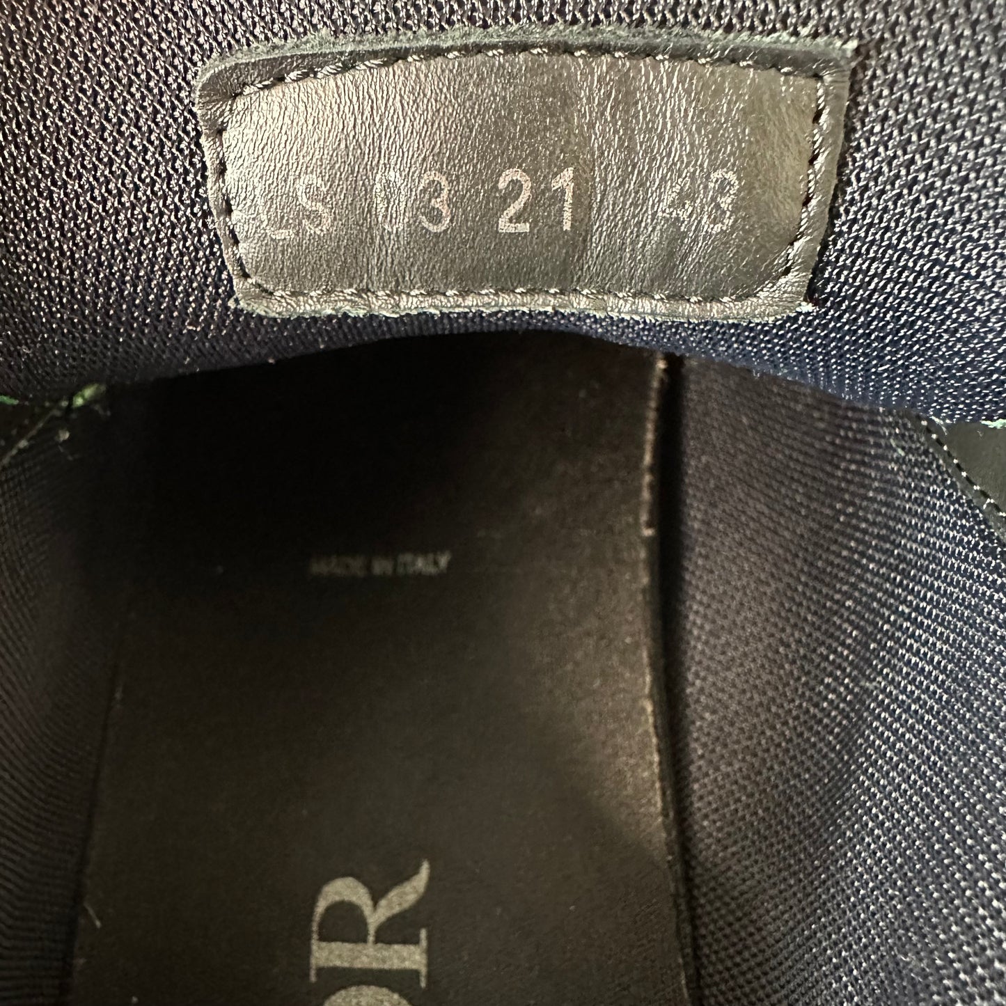 Dior B22 Green White Black Sneaker Sz 10 (43)