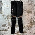 Amiri MX2 Brown Green Paisley Black Denim Jeans Sz 32
