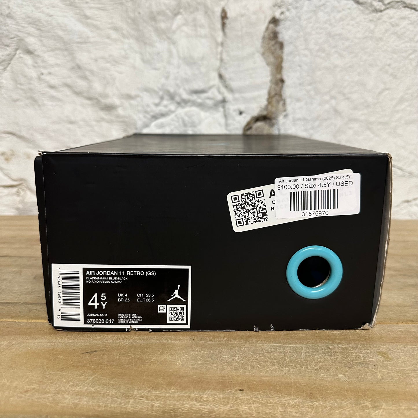 Air Jordan 11 High Gamma Blue (2025) Sz 4.5Y