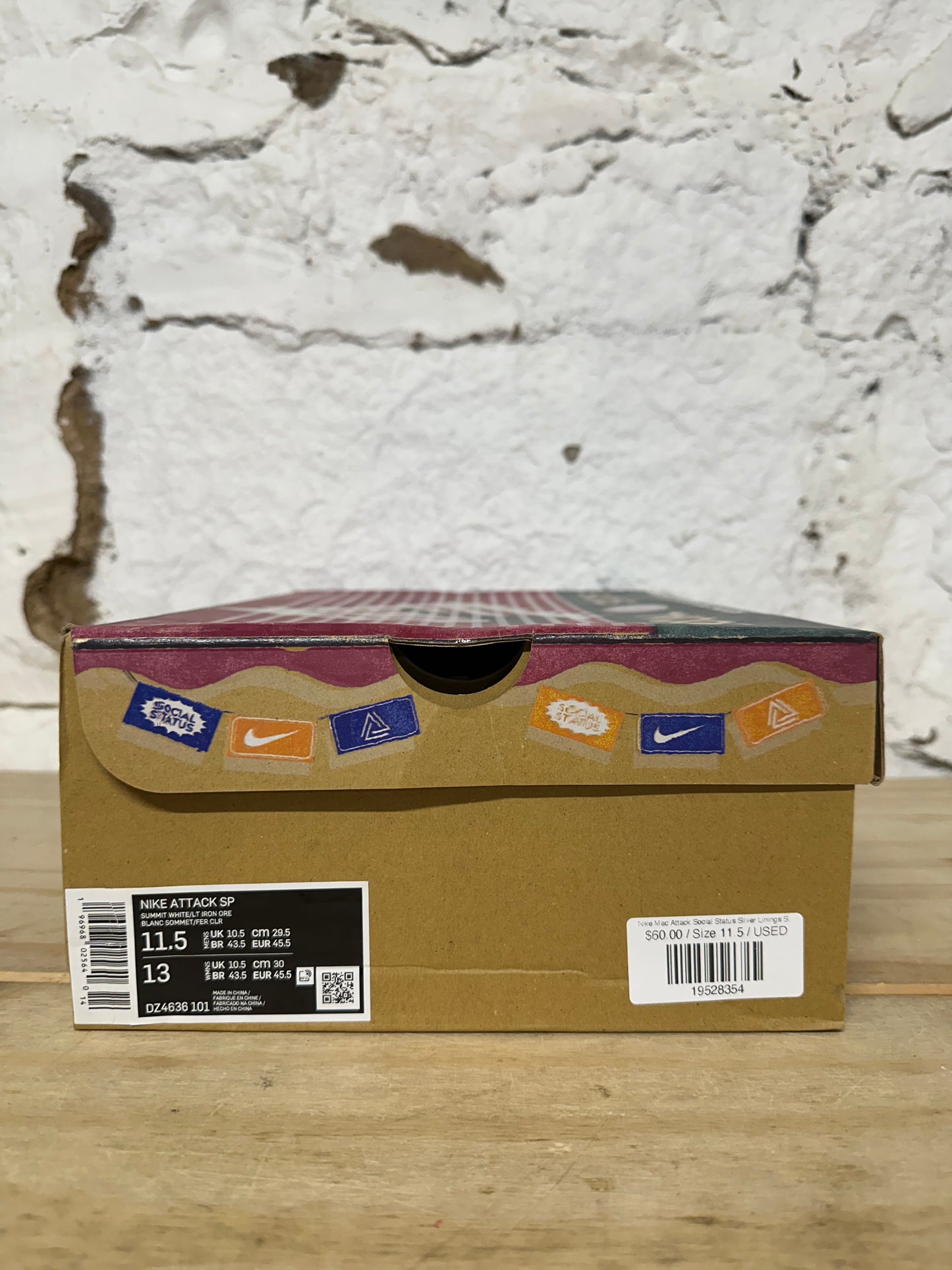 Nike Mac Attack Social Status Silver Linings Sz 11.5