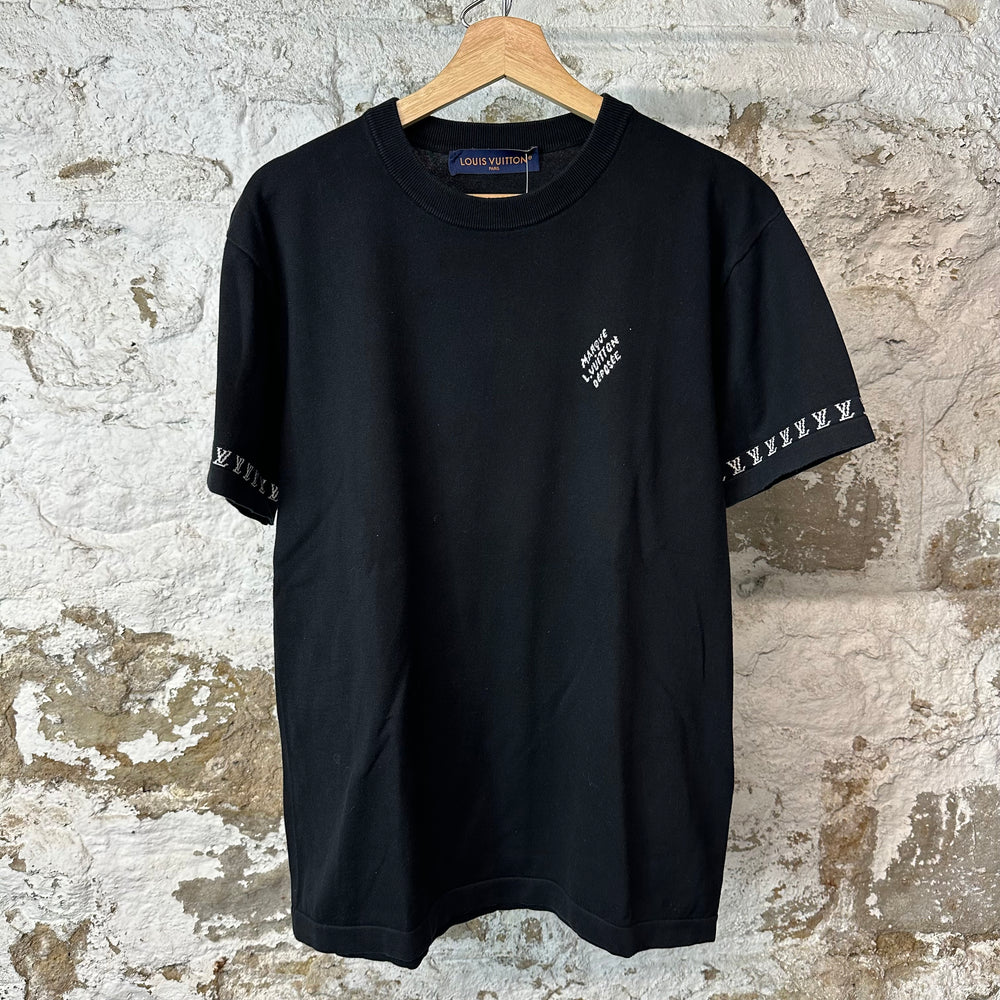 Louis Vuitton Marque Black T-Shirt Sz S