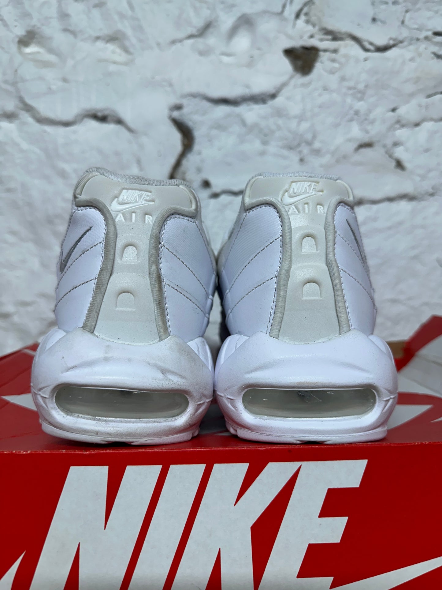 Nike Air Max 95 White Grey Fog Sz 14