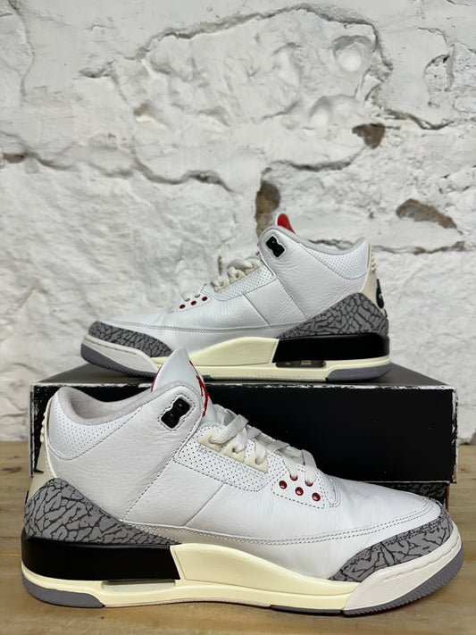 Air Jordan 3 White Cement Reimagined Sz 11