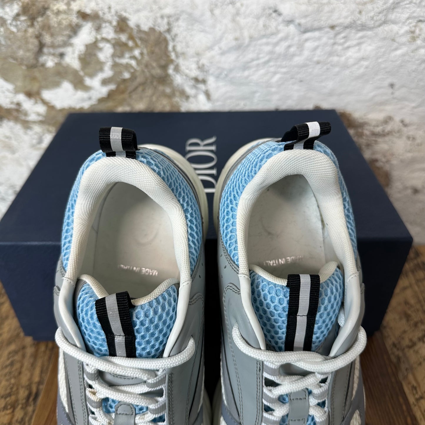 Dior B22 Blue Gray White Sneaker Sz 8 (41)