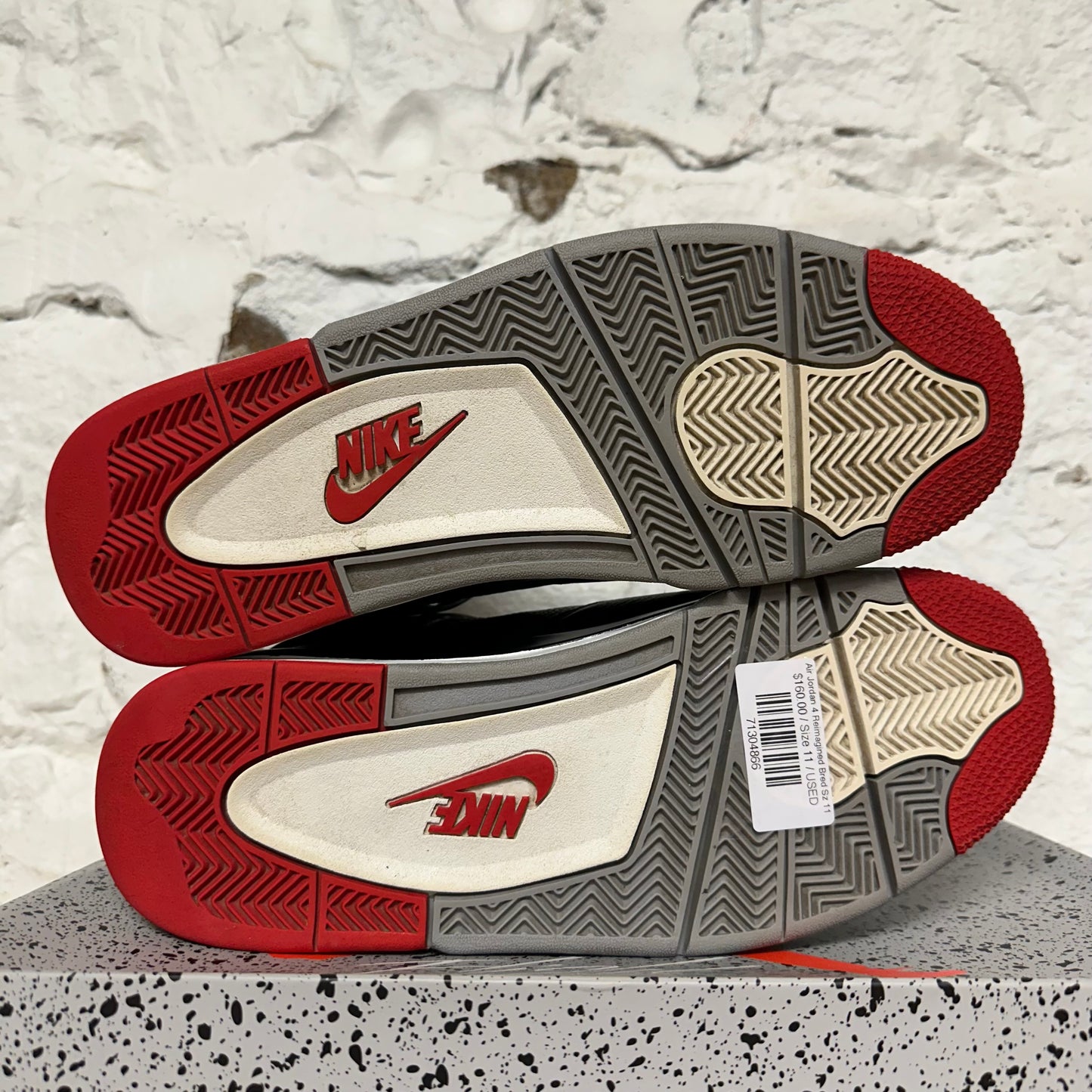 Air Jordan 4 Bred Reimagined Sz 11