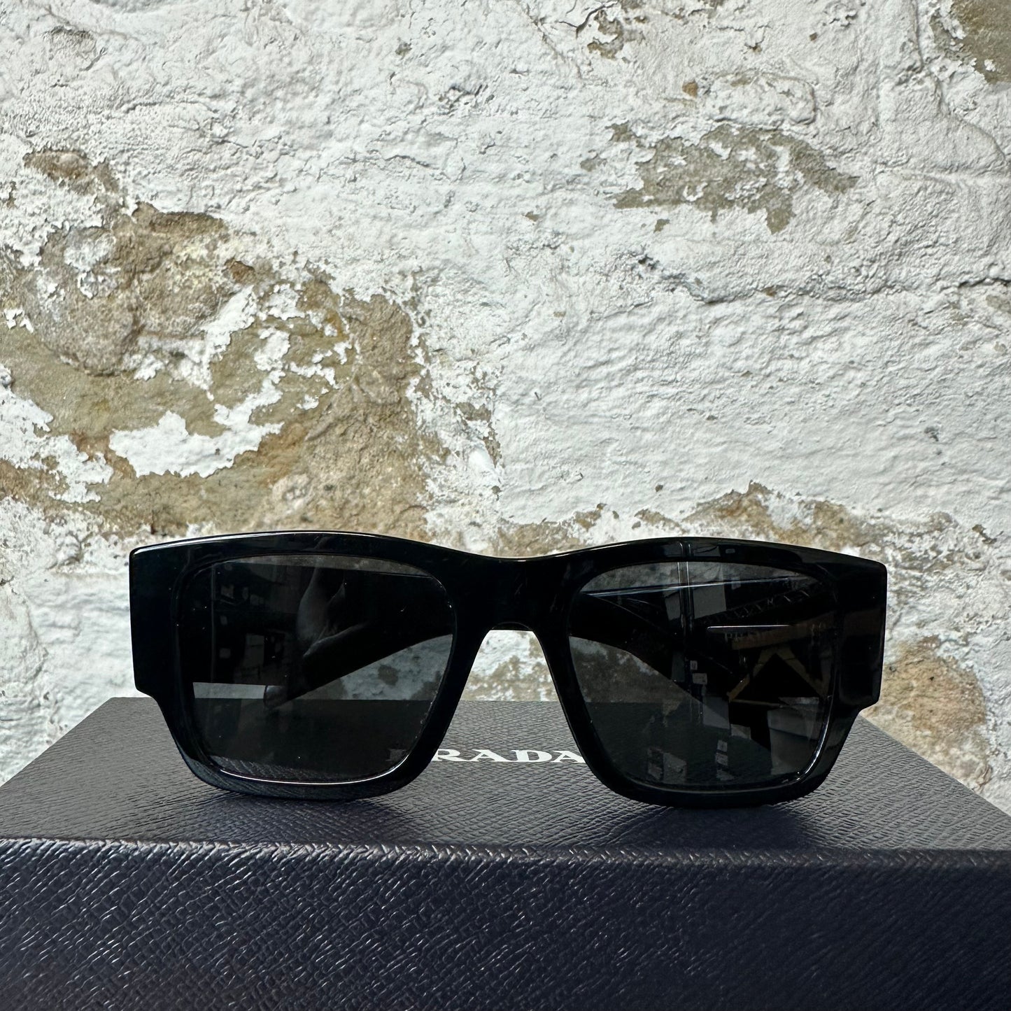 Prada Symbole Black Sunglasses W/ Box