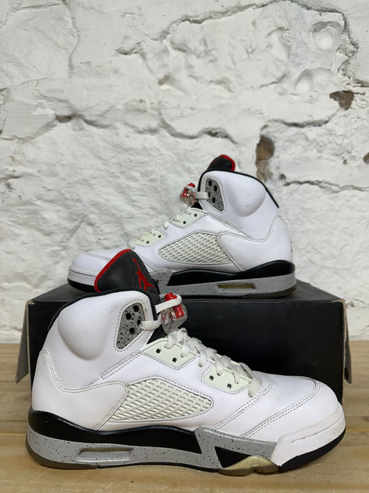 Air Jordan 5 White Cement Sz 9