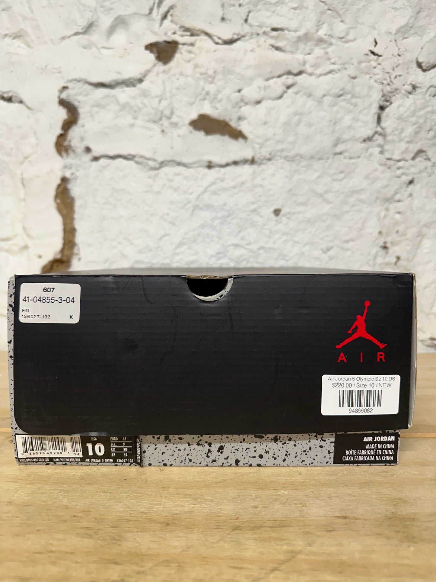 Air Jordan 5 Olympic Gold Sz 10 DS